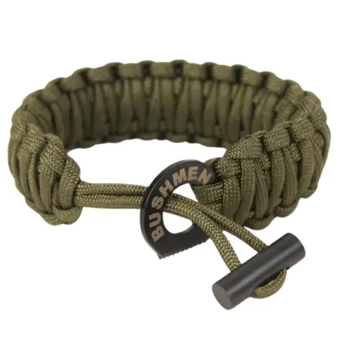 Bardzo popularny produkt - Bransoletka Survivalowa Paracord Bushmen 6m - Olive