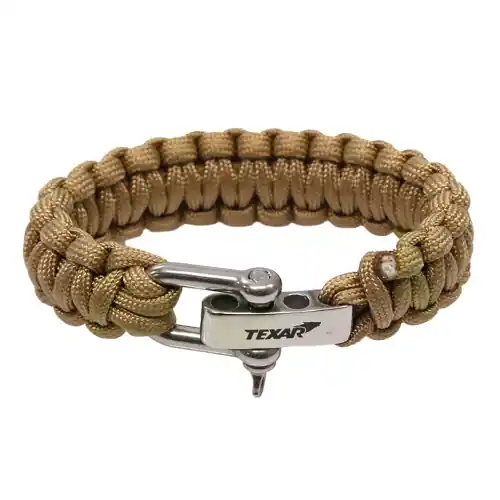 Hit sprzedaży | Bransoletka Survivalowa Texar Paracord - Coyote