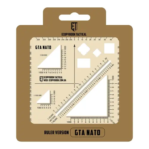 Najlepsza cena | Linijka M-Tac Ecopybook Taktyczna linijka GTA NATO (niebieska ramka)