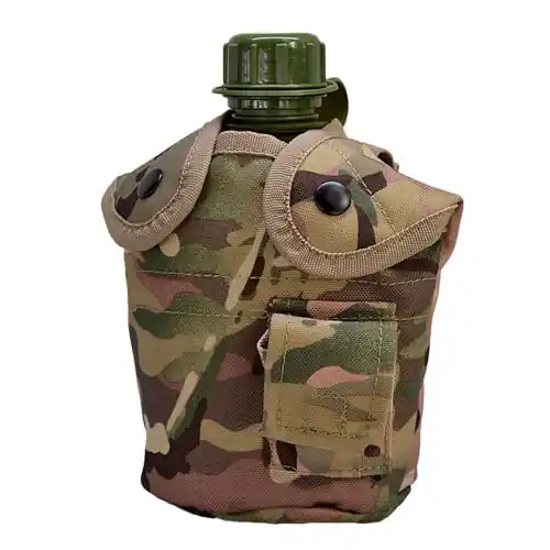 Produkt premium - Manierka Wojskowa Texar na Wodę 1l z Pokrowcem - Multicam