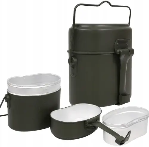 Menażka Wojskowa BW Mil-Tec 3-Częściowa Aluminiowa - Ekstra rabat