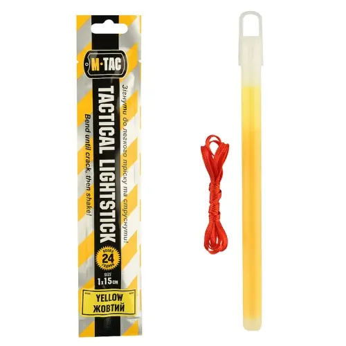 światło Chemiczne M-tac Light Stick 15cm - Źółte - Profesjonalna jakość