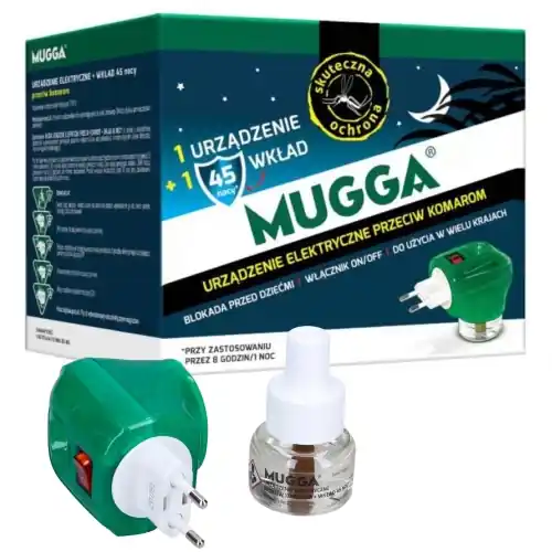 Elektrofumigator Mugga z wkładem 45 nocy 35 ml - Klienci polecają