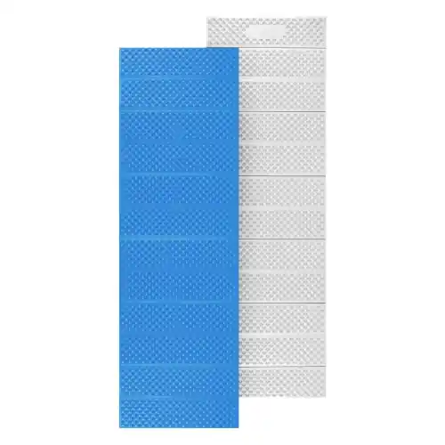Karimata składana Turystyczna z Podbiciem Aluminium Nils Camp NC17103 + XPE 195 CM - Niebieska | Świetna cena