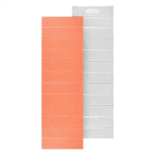 Od ręki | Karimata składana Turystyczna z Podbiciem Aluminium Nils Camp NC17103 + XPE 195 CM - Pomarańczowa