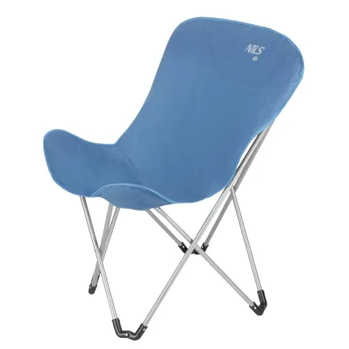 Krzesło Składane Turystyczne Nils Camp NC3051 - Niebieskie - Oferta kończy się wkrótce