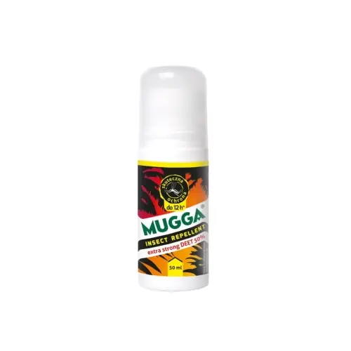 Najwyższa jakość | Mleczko repelent Mugga 50% DEET 50 ml
