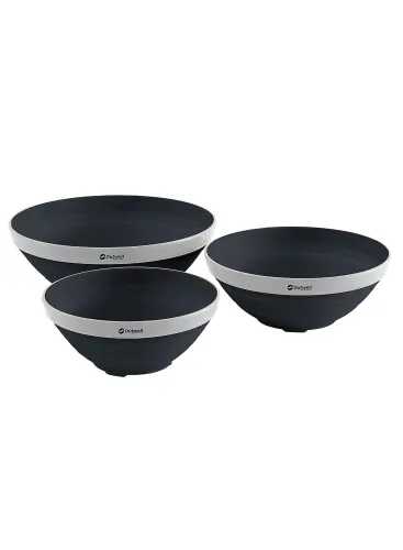 Końcówka serii - Outwell Zestaw Silikonowych Naczyń Składanych Collaps Bowl Set Navy Blue