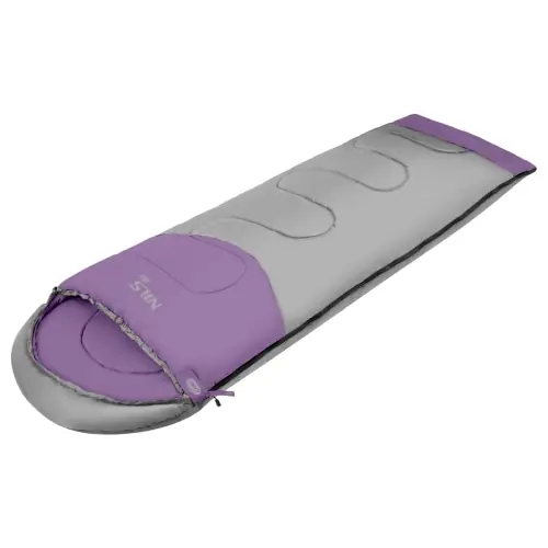 Świetna oferta | śpiwór Turystyczny Nils Camp NC2008 M - Szaro-Fioletowy