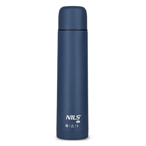 Termos Turystyczny Nils Camp NC3804 1000ml - Niebieski | Rabat