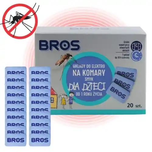 Wkłady Bros Zielona Moc Elektro 12h do Odstraszaczy Nitecore 20 szt - Nie przegap okazji