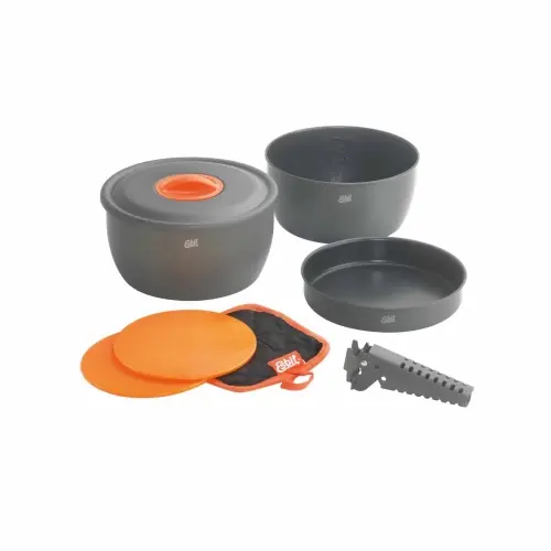 Zestaw Naczyń Turystycznych Esbit Aluminiowy Cookware 3 Standard Grey | Najwyższa jakość