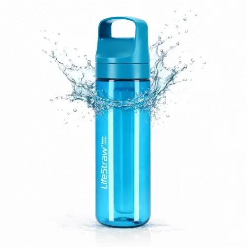 Butelka Filtrująca z Filtrem do Wody 0,65l LifeStraw Go 2.0 - Laguna | Megacena
