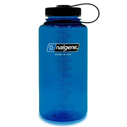 Najwyższa jakość - Butelka na Wodę Bidon Nalgene Wide Mouth 1 l - Blue