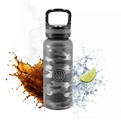 Oferta specjalna - Butelka Termiczna na Wodę Bidon Stalowa Beretta 16oz 475ml - Camo Grey