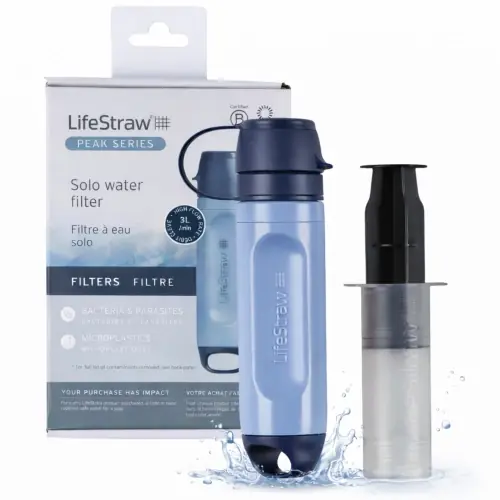 Fitr do Wody Survival LifeStraw Wkład Filtrujący LifeStraw Peak Solo - Niebieski | Ekspresowa wysyłka