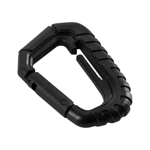 Karabińczyk Mały Plastikowy Taktyczny M-Tac Typu D 6x4cm - Czarny | Obniżka