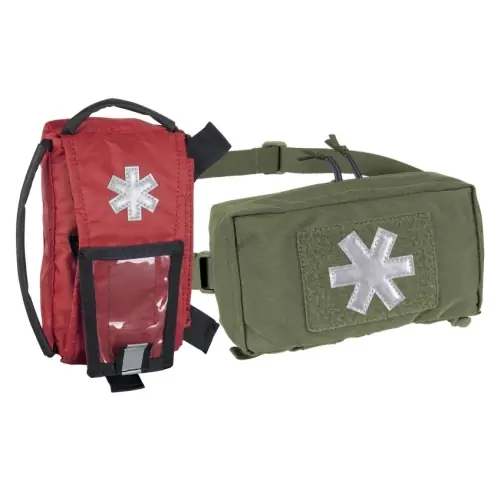 Prosto od producenta | Mini Apteczka Turystyczna z Pokrowcem Helikon Modular Individual - Olive Green