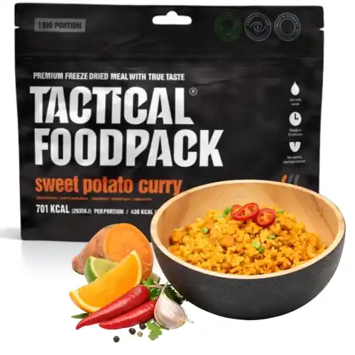 Źywność Liofilizowana Długoterminowa Danie TacticalFP Curry z Batatów 580 g - Profesjonalna jakość