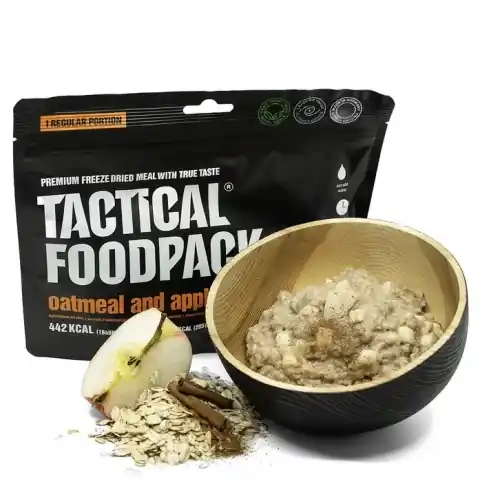 Źywność Liofilizowana Długoterminowa Danie TacticalFP Owsianka z jabłkami 390 g - Produkt premium