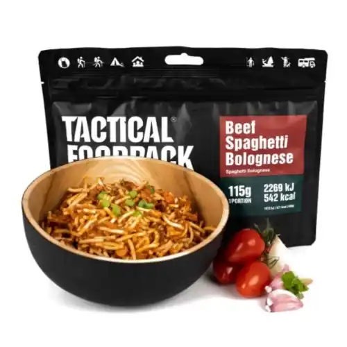 Źywność Liofilizowana Długoterminowa Danie TacticalFP Spaghetti Bolognese 415g - Sprawdź teraz