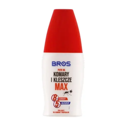 Premium | Płyn Bros Na Komary i Kleszcze Max DEET 25% Ochrona do 8h 50 ml
