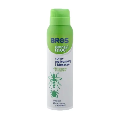 Spray Bros na Komary i Kleszcze Zielona Moc Naturalny 90 ml - Dodaj do koszyka