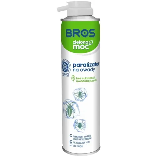 Wyprzedaż - Spray Bros Paralizator na Owady Komary Zielona Moc 300 ml