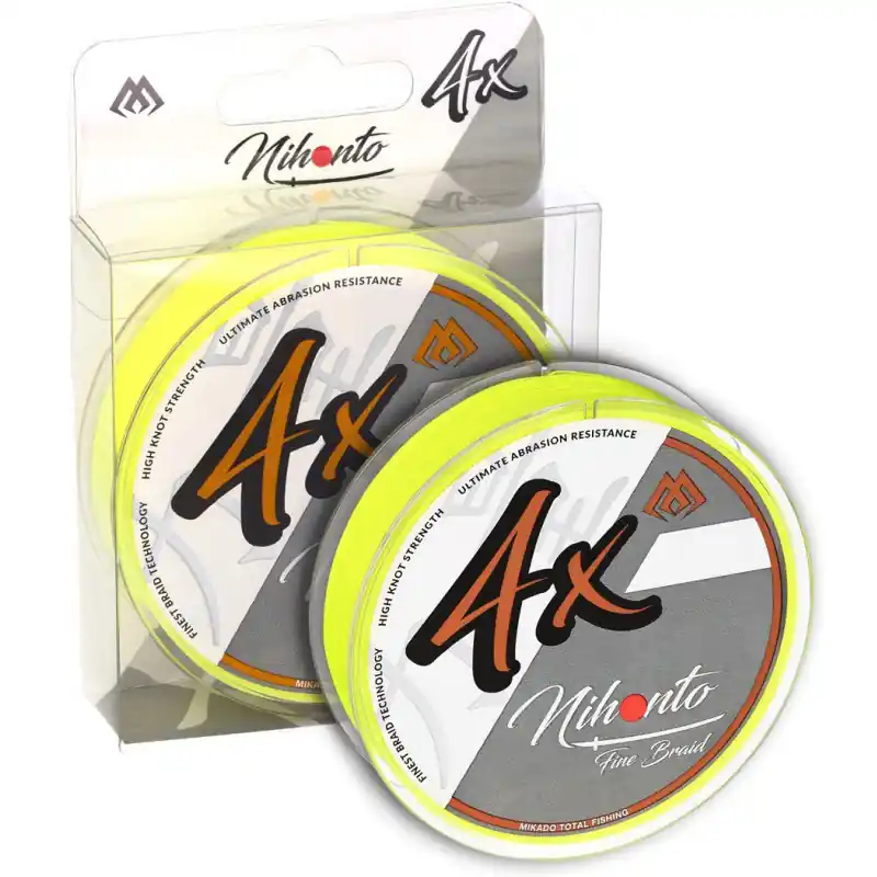 Nie przegap okazji - Plecionka Mikado Nihonto Fine Braid 0,10 300m FLUO