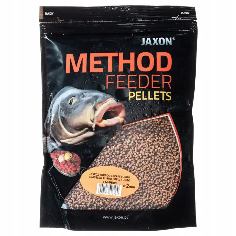 Kupuj bezpiecznie - PELLET JAXON METHOD 2MM LESZCZ TURBO 500G