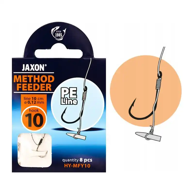 HACZYKI PLECIONKA METHOD FEEDER JAXON 8s stoper 10 HY-MFY10 - Łatwy zwrot