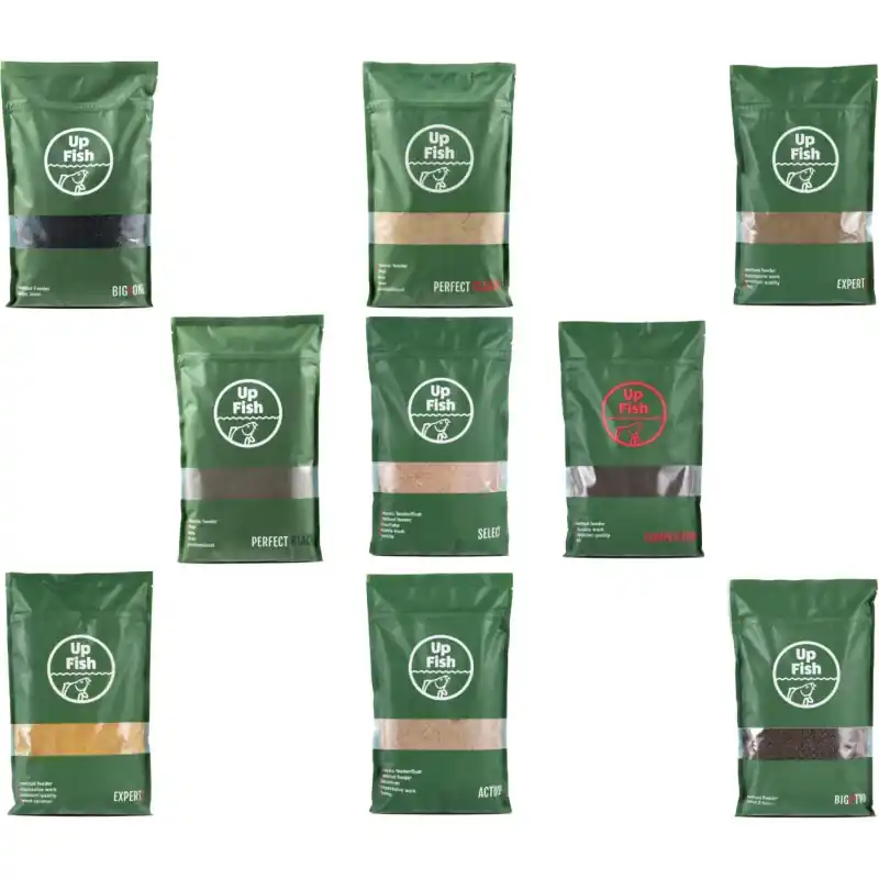 Świetna oferta | Zestaw Up Fish Pellet Zanęta Method Mix 9 Sztuk