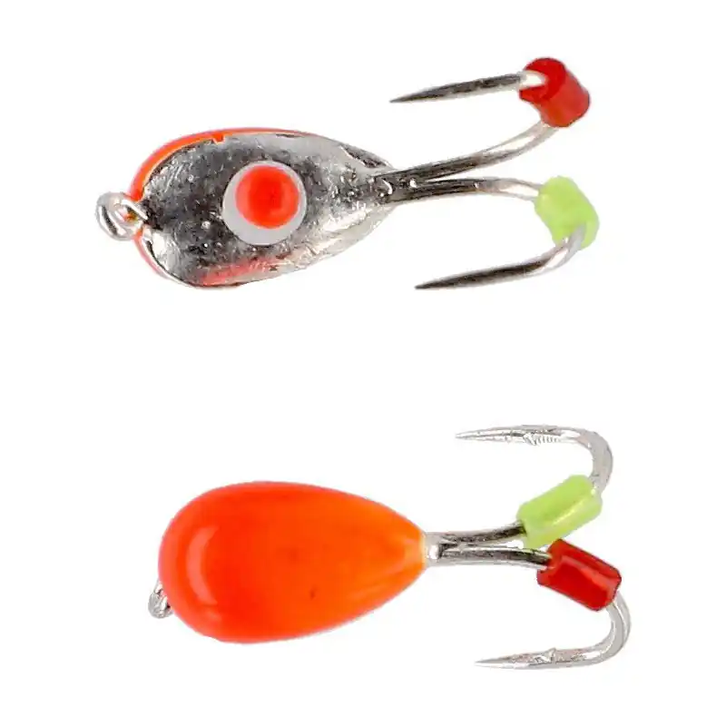 Zamów teraz | PRZYNĘTA MIKADO ICE BUG POMARAŃCZOWY 4mm - SREBRNY - op.4szt.