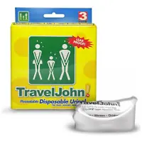 Zostało kilka sztuk - TravelJohn Travel John Diposable Urinal 3-pack