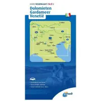 ANWB Mapa Drogowa 3 Włochy Dolomity, Jezioro Garda, Venetië | Świetna cena