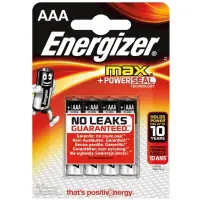 Energizer Max AAA LR03 BL4 (4x AAA) | Sprawdzony produkt