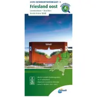 Najwyższa jakość | ANWB Mapa Węzła Rowerowego 3 Friesland Wschód