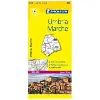 Michelin Mapa Drogowa - Mapa Geograficzna 359 Umbria, Marche | Hit cenowy