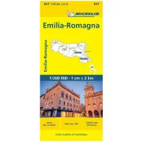 Michelin Mapa Drogowa - Mapa Geograficzna 357 Emilia Romagna | Profesjonalna jakość