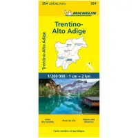 Popularny produkt | Michelin Mapa Drogowa - Mapa Geograficzna 354 Trentino