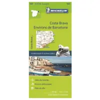 Ostatnia okazja | Michelin Mapa Drogowa - Mapa Geograficzna 147 Environs De Barcelona, Costa Brava