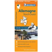 Nie czekaj - Michelin Mapa Drogowa - Mapa Geograficzna 541 Duitsland Noord-West