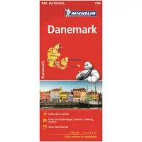 Michelin Mapa Drogowa - Mapa Geograficzna 749 Dania - Kup online