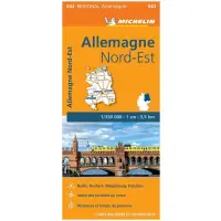 Nie czekaj | Michelin Mapa Drogowa - Mapa Geograficzna 542 Duitsland Noord-Oost