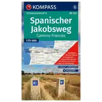 Kompass Mapa Spacerowa 133 Spanischer Jakobsweg | Łatwe zamówienie