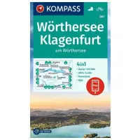 Darmowy zwrot - Kompass Mapa Spacerowa 061 Wörthersee, Klagenfurt Am Wörthersee