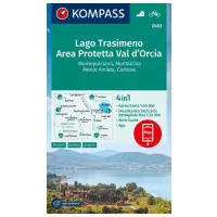 Nowość - Kompass Mapa Spacerowa 2463 Lago Trasimeno, Val D‘Orcia