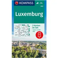 Cena po obniżce - Kompass Mapa Spacerowa 2202 Luksemburg