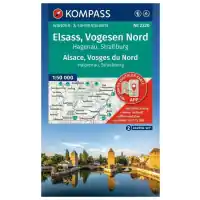 Kompass Mapa Spacerowa 2220 Elzas, Vosges Północna - Promocja