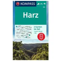Świetna cena - Kompass Mapa Spacerowa 450 Harz